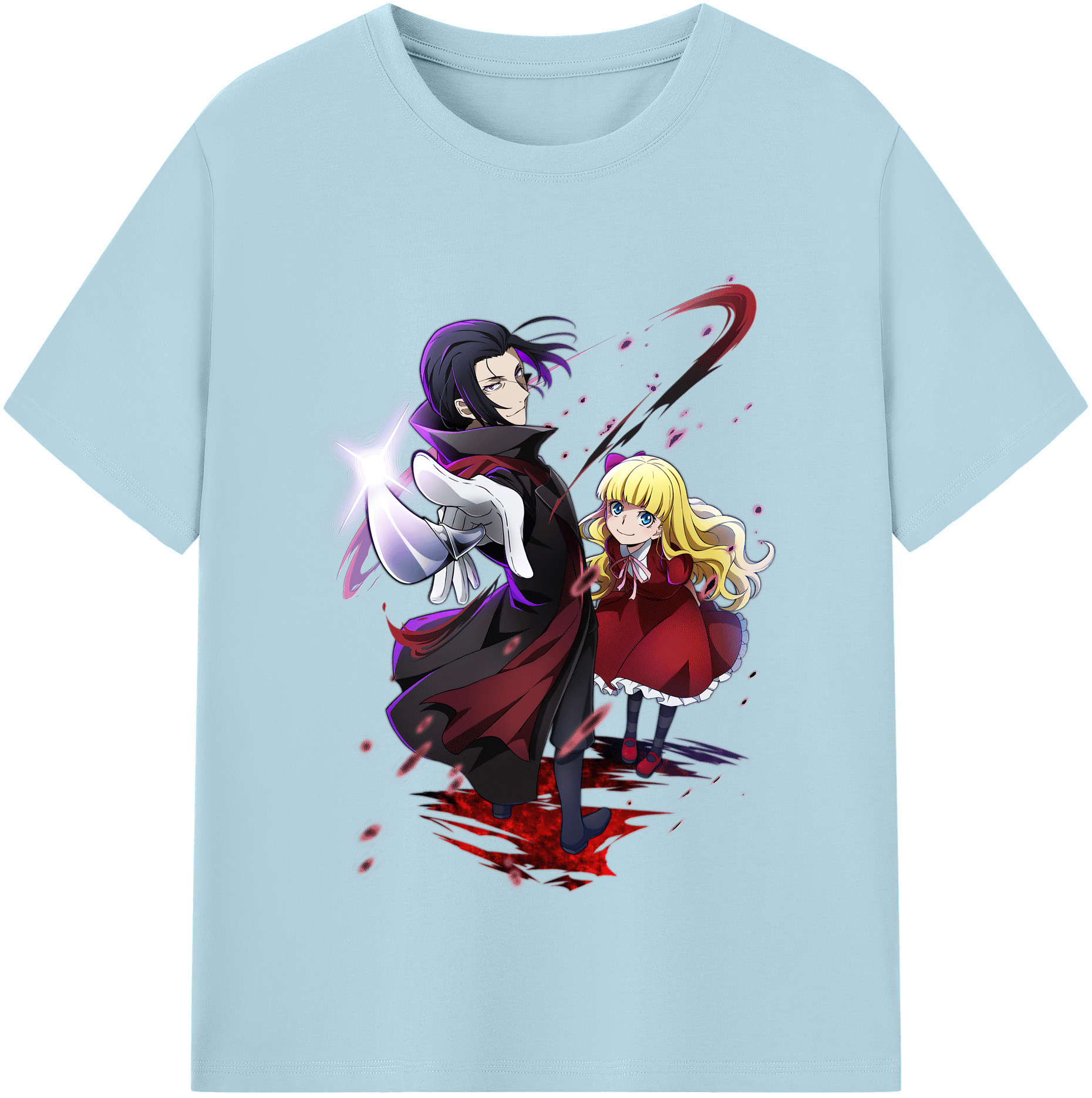 （画像用） 文豪ストレイドッグス Bungo Stray Dogs 綿100％半袖Tシャツ（フロントプリント）